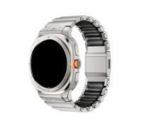 PPzsyxx Titanium Band For Samsung Watch Ultra 2025 2024 24mm Width Metal Strap For Samsung Galaxy Watch Ultra2 47mm Watchband Accessories(Titanium black,For Galaxy Ultra 2025)