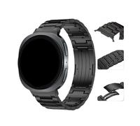 PPzsyxx Titanium Strap For Samsung Galaxy Watch 8 40mm 44mm/8Classic 46mm Quick-release Bracelet For Galaxy Ultra 47mm 2025 Band Accessories(Black,For Watch 8 40mm)