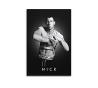 PPZXYEBM Nick Jonas Singer Poster Poster Decorative Painting Canvas Wall Posters And Art Picture Print Modern Family Bedroom Decor Posters 08x12inch(20x30cm)