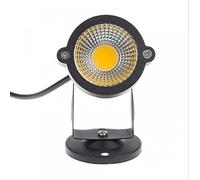PQAGOJSTL 10pcs/lot AC85-265V/12-24V LED Spotlight Landscape Light 3w/5w Ground Tree 6w RGBW with Rod Outdoor Lighting(Ac85-265v-5w-white,A)