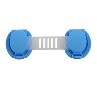 Pqahffowr 10 Pieces/Set of Infant Children's Multi-Function Protection Lock and Long Drawer Door Cabinet Lock Plastic Children's Care Lock Blue Short