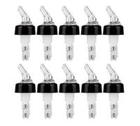 Pqahffowr 10PCS 30ml Plastic Liquor Pourer Olive Oil Wine Bottle Pour Spout Plug Stopper Cork Wine Dispenser Leakproof