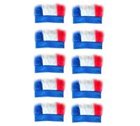 Pqahffowr 10PCS Blue White Red Headgear Universal Match Props for Football Match, Festival Events, 2024 Match