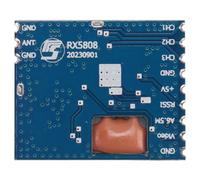 Pqahffowr 1Pcs FPV 5.8G Wireless Mini Audio Video Receiver Module RX5808 for FPV System RC Helicopter