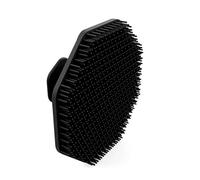 Pqahffowr 2Pcs Silicone Face Scrubber,Soft Silicone Cleansing Brush Clean Pores Massage Cleansing Brush,Black Easy Install Easy to Use
