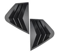 Pqahffowr 2X Carbon Fiber Style Rear Side Window Quarter Louver Cover for K5 2011-2015