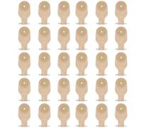 Pqahffowr 30Pcs Ostomy Bags Drainable Pouches for Colostomy Ileostomy Stoma Care 20-60mm Drain Valve Colostomy Bags