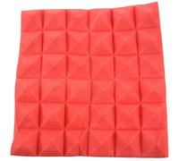 Pqahffowr 30X30X5Cm Wallpaper Sticker Practical Acoustic Foam Panel Sound Stop Absorption Sponge Studio Ktv Living Room Bar Soundproof Solid Sponge 3D Wall Sticker