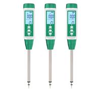 Pqahffowr 3Pcs Digital Soil Nutrient Tester Soil Meter -K Nitrogen/Phosphorus/Potassium/Temperature Tester for Gardens Orchard