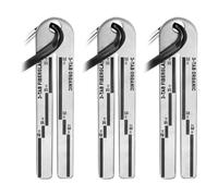 Pqahffowr 3Pcs Shingle Gauge, 4/09 Shingle Gauge Roof Pitch Gauge with Carabiner Roofing Gauge for Measuring Analyzeing Thickness Easy Install