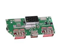 Pqahffowr 5V 3A Lithium Battery Digital Display Fast Charging Module IP5356 TYPE-C Micro-USB QC3.0 2.0 PD3.0 PD2.0/AFC/FCP Easy to Use