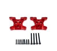 Pqahffowr Aluminium Alloy Front and Rear Universal Shockmount for SCY1/16 16101 16102 16103 16101PRO RC Car Upgrade Parts Spare Parts Red