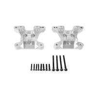 Pqahffowr Aluminium Alloy Front and Rear Universal Shockmount for SCY1/16 16101 16102 16103 16101PRO RC Car Upgrade Parts Accessories Silver