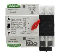 Pqahffowr Automatic Transfer Switch 2P 100A Din Rail Mount Dual Power Switch for Generators Electrical Selection Switch NLQ4-2P Easy Install Easy to Use