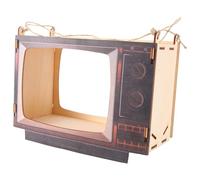 Pqahffowr Bird Feeder Wild Bird Watcher Leak-Proof Bird Feeder TV DIY Bird Water Container Outdoor