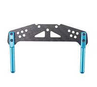Pqahffowr Carbon Fiber Front and Rear Shock Tower with Body Post Mounts for TT01 TT-01 1/10 RC Car Upgrade Parts