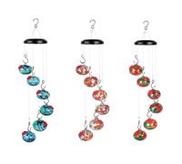 Pqahffowr Charming Wind Chimes Bird Feeders for Outdoors Hanging Ant and Bee Proof,Never Leak Easy Install