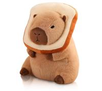 Pqahffowr Cute Capybara Plush Pillow with Bread Kawaii Soft Capybara Plush Doll Pillow Capybara Stuffed Animals Toys