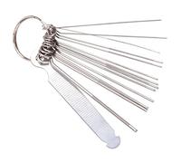 Pqahffowr Guitar Nut Slotting Bridge Pin Hole Slot File Kit Saw Rods Filing Set Luthier
