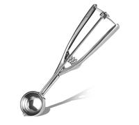 Pqahffowr L High-End Cylindrical Ice Cream Scoop 304 Stainless Steel Ice Cream Scoops 1 Pcs