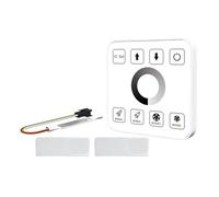 Pqahffowr LED Strip Light Controller with 8 Key Touch Panel Wireless Controller Reflux Pixel Control for Horse Race Tape Lamps Monochrome