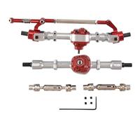 Pqahffowr Metal Front & Rear Bridge Axle with Drive Shaft for MN D90 D91 D96 D99S MN-90 MN99S 1/12 RC Car Upgrade Parts,2