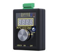 Pqahffowr Practical Current Generator with 3 Power Supply Methods Rechargeable Analog 0-12V 0-24mA -002 Calibrator
