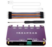 Pqahffowr RS485 High-Precision Full-Bridge Strain Gauge Data Acquisition Instrument Bending Sensor Pressure Transmitter