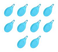 Pqahffowr Spoon Rest Pad Food Grade Spoon Heat Put Mat Device Kitchen Utensils Kitchen Dishes Blue