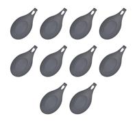 Pqahffowr Spoon Rest Pad Food Grade Spoon Heat Put Mat Device Kitchen Utensils Kitchen Dishes Grey
