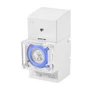 Pqahffowr SUL181H Mechanical Timer 24 Hours Time Switch Relay Electrical Programmable Timer 24 Hour Din Rail Timer Switch