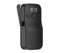 Pqahffowr Sun Visor Bluetooth Speaker Handsfree Car Kit Wireless Audio Receiver Speakerphone Music Player