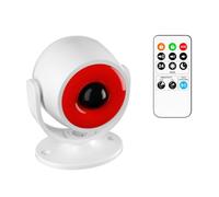 Pqahffowr Tuya WiFi Sound and Light Infrared Alarm Human Body Induction Detector Anti-Theft Alarm Infrared Detector Remote Control