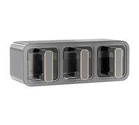 Pqahffowr Wall-Mounted Kitchen Salt MSG Seasoning Condiment Storage Box Home Integrated Multi-Grid Seasoning Jar Set B