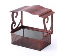 Pqahffowr Window Bird Feeder, Metal Bird Feeder with Outdoors Hanging Chain, Bird Feeders for Outside Wild Birds