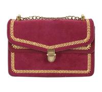 Pqahffowr Women'S Frosted Leather Messenger Bag Chain Shoulder Messenger Bag Fashion Small Square Bag Portable Wild Handbag Wallet Chain Bag Red