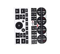 PQAIECXD Car button stickers Compatible With Saturn For Outlook For XR 2009 2010 2011 2012 Car AC Dash Button Repair Kit Sticker Dash Board Decal Car Universal Button Sticker