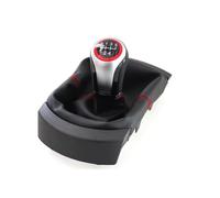 PQAIECXD Car Gear Stick Compatible with Seat for Ibiza 2002 2003 2004 2005 2006 2007 2008 2009 2010 5/6 for Speed Gear Shift Knob with Gaiter Boot Cover(5 Speed)
