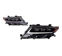 PQAIECXD Car Headlamp Assy Compatible With Toyota For Harrier For Venza 2009 2010 2011 2012 2013 Replacement Modified DRL Dynamic Turn Signal Headlight Auto Accessories