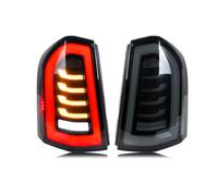 PQAIECXD Car Rear Light Compatible With Chrysler For 300 300C 300S 2011-2014 Dynamic Signal Start For Up Animation Grey Pair Rear Lamps Assembly Tail Lights