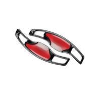 PQAIECXD Extension Shift Paddle Compatible with Cadillac for CT5 2020 2021 2022 Forged Carbon Fiber Car Steering Wheel Paddle Shifter Extension Improve Your Driving Experience(Red)