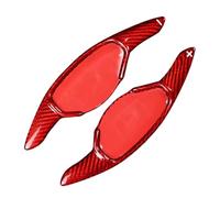 PQAIECXD Extension Shift Paddle Compatible with Nissan for Teana for Altima 2019 2020 Carbon Fiber Car Steering Wheel Shift Paddle Shifter Extension Improve Driving Experience(Red)