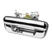 PQAIECXD Exterior Handle Kit Compatible with Holden for Colorado for RC Ute 2008-2012 for Rodeo for RA Ute 2003-2008 Car Rear Tailgate Door Handle NO Keyhole(Chrome)
