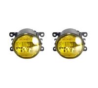 PQAIECXD Fog Light Kit Compatible With Captur 2013 2014 2015 2016 2017 Front Bumper Fog Light Assembly Front Driving Lamp DRL Daytime Running(Lemon,JZ)