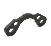 PQAIECXD Motorcycle handlebar risers For Bobber For Chopper Motorcycle Springer Handlebar Tree Adapter Top Clamp 4.75" To 3.5" Riser Riser Universal Motorbike Parts(Black)