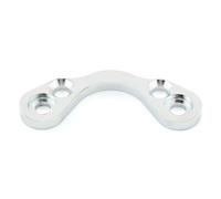PQAIECXD Motorcycle handlebar risers For Bobber For Chopper Motorcycle Springer Handlebar Tree Adapter Top Clamp 4.75" To 3.5" Riser Riser Universal Motorbike Parts(Silver)