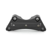 PQAIECXD Motorcycle handlebar risers For Touring For Models 1997-2019 Black Motorcycle Handlebar Clamp 1" Handlebar Risers Top Clamp Universal Motorbike Parts Accessories(Black)