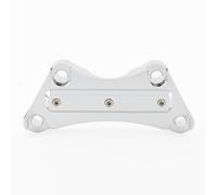 PQAIECXD Motorcycle handlebar risers For Touring For Models 1997-2019 Motorcycle Handlebar Clamp 1" Handlebar Risers Top Clamp Universal Motorbike Upgrade Modified Accessories(Silver)