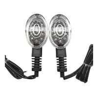 PQAIECXD Motorcycle Turn Signal For NINJA250R 2008-2012 For KLX250SF 2009-2010 For KLX250S 2009-2018 For KLX250 2009-2020 Motorcycle Turn Indicator Flasher Lamp Accessories(Clear)