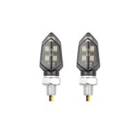 PQAIECXD Motorcycle Turn Signal Motorcycle Turn Signal 8mm 12V Flasher Light Stop Signal Indicator Lamps Universal Motorcycle Turn Signal Light Flasher Indicator(2 Pcs)